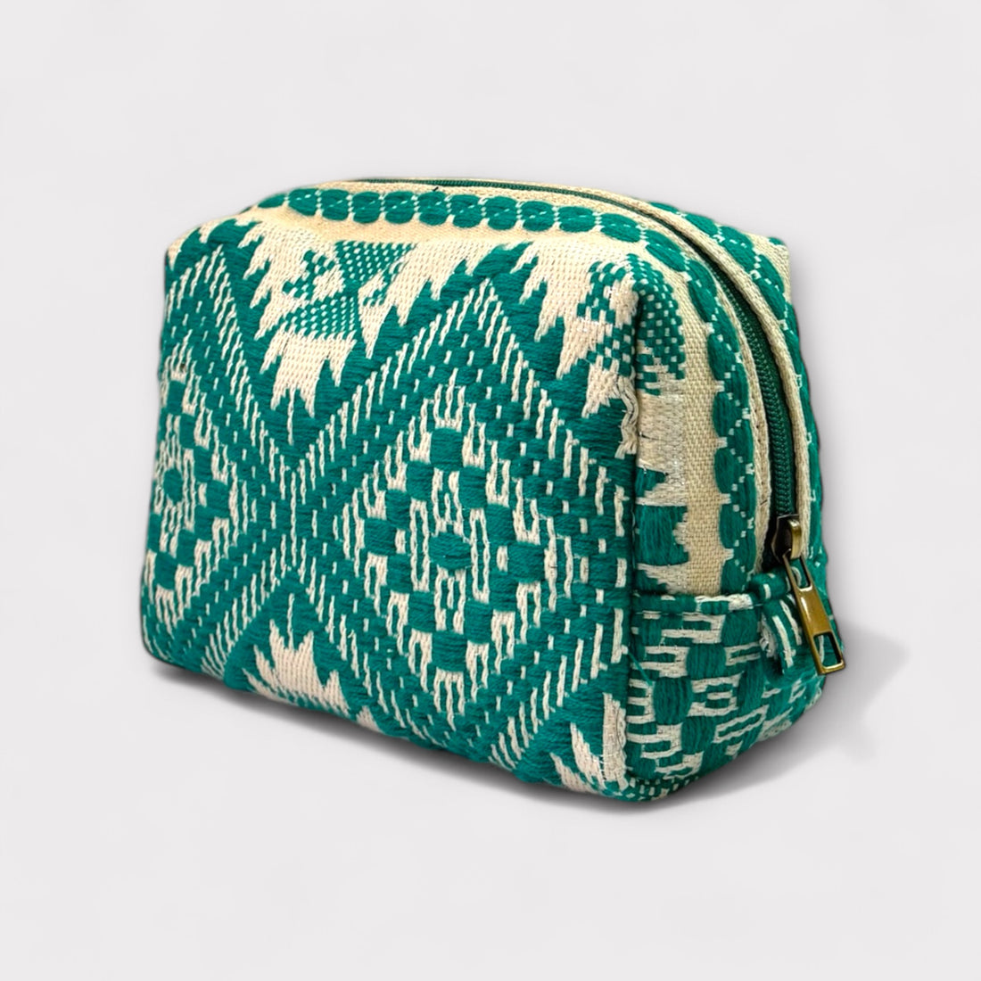 Boho green Pouch